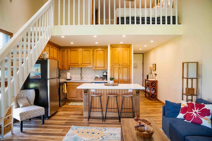 Newly Renovated King/Loft with Split AC