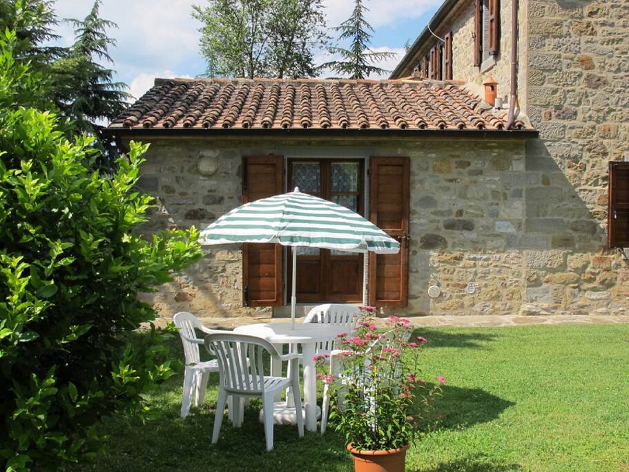 un angolo del giardino