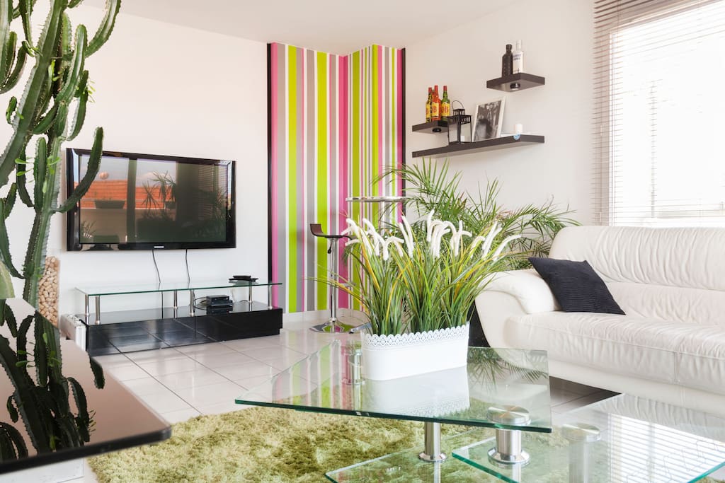 Living room with wifi and sat