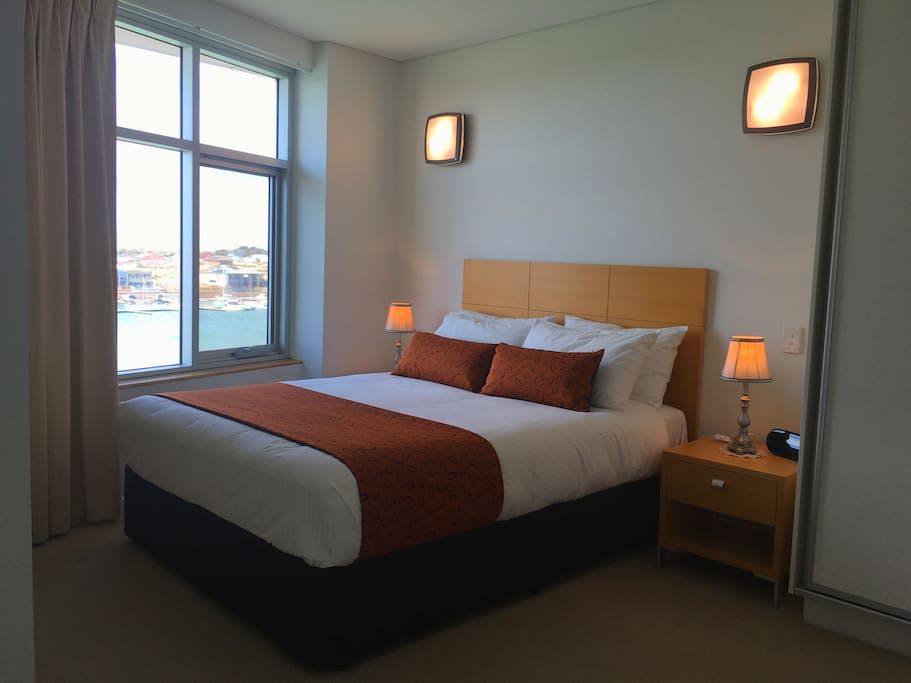 Quality new Bed with new linen featured throughout