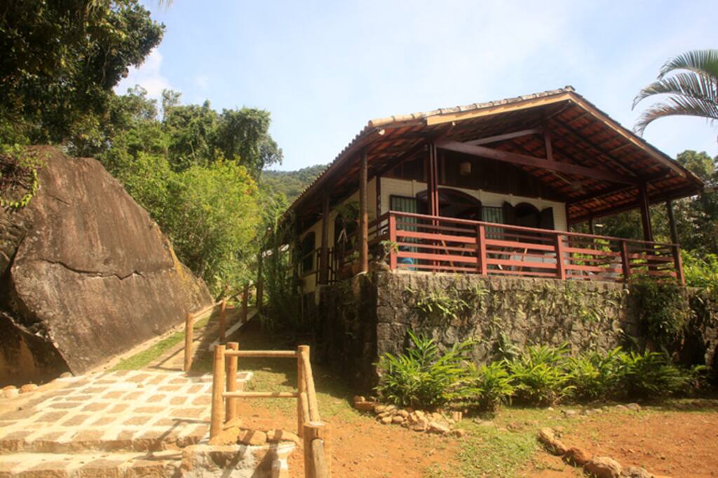 Casinhas do Félix - Casa Pau Brasil - Praia do Félix (Praia do Lúcio)의 주택에서 살아보기, 상파울로(São Paulo), 브라질