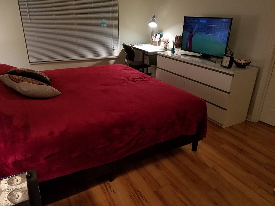 Confortable Suite Master w/ Smart TV, 42''minirefrigerator and big Closet.