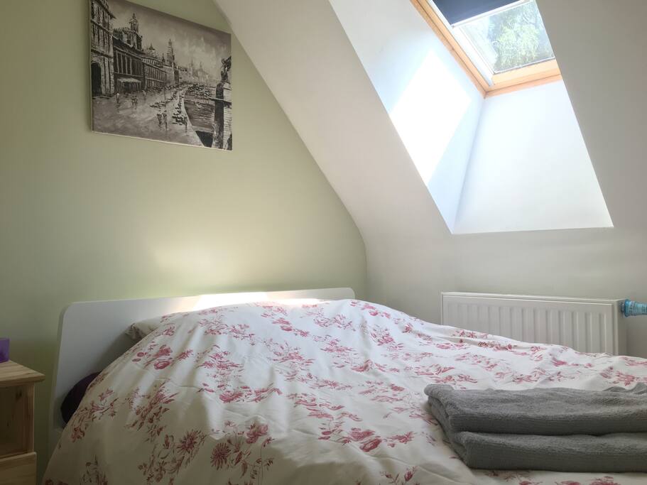 Double bed size.