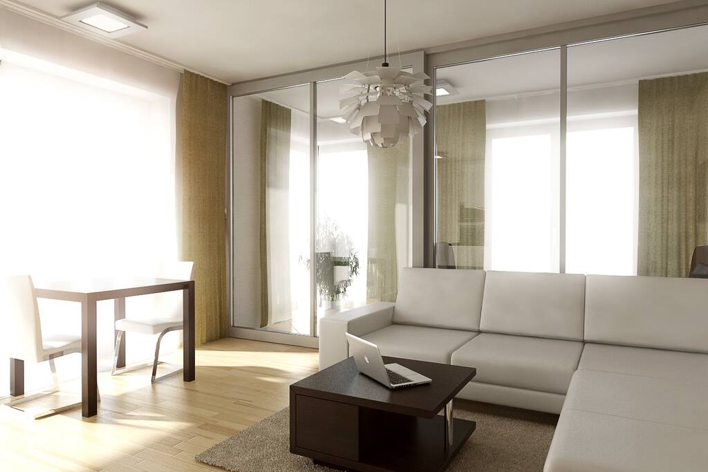 Living room + Winter gaden