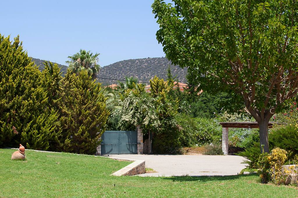 Garden view/ Car parking area