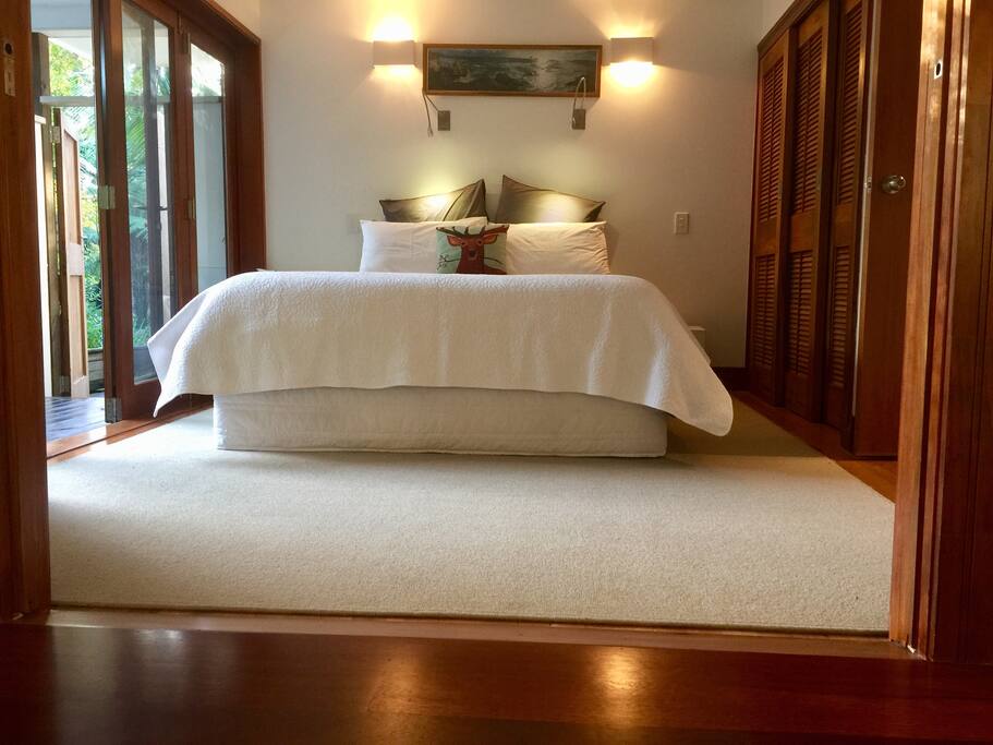 The Bali room King with a size bed.