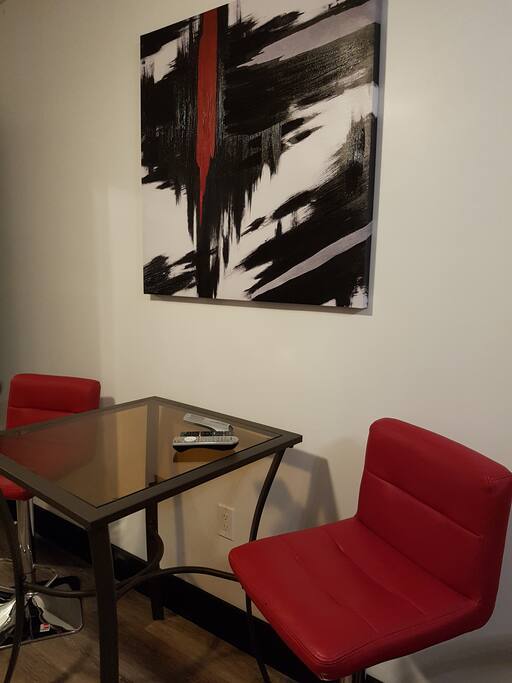 Bistro table and stools
