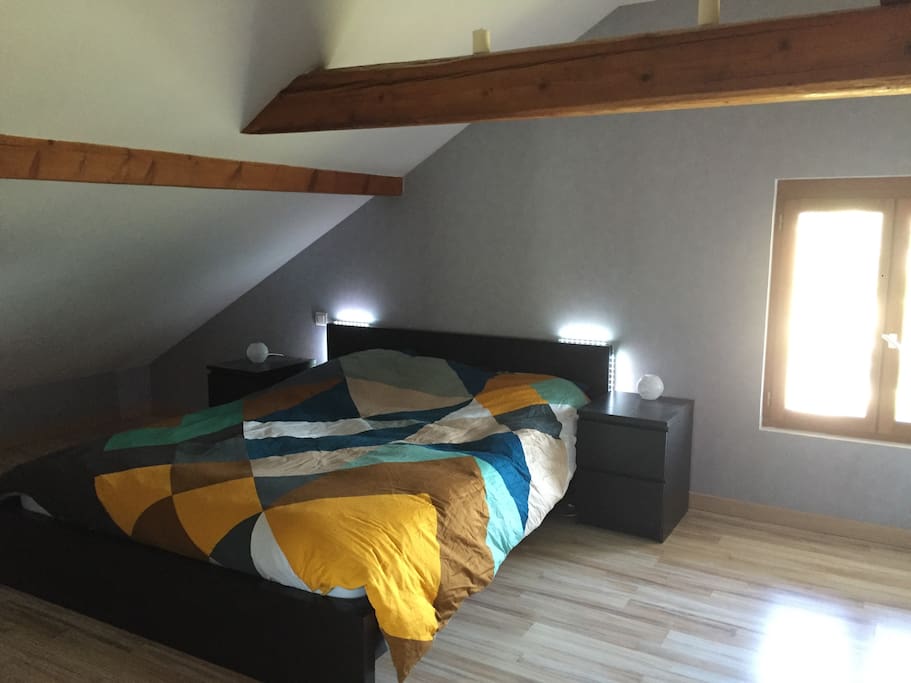 Chambre 1 avec vrai lit