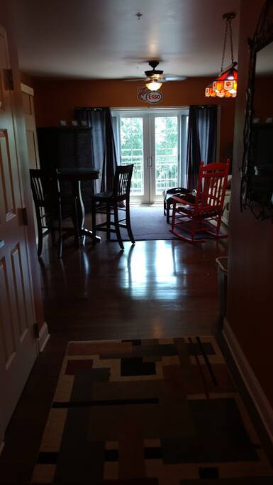 View of Tiger Den as you walk in