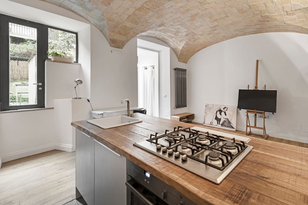 spacious kitchenette