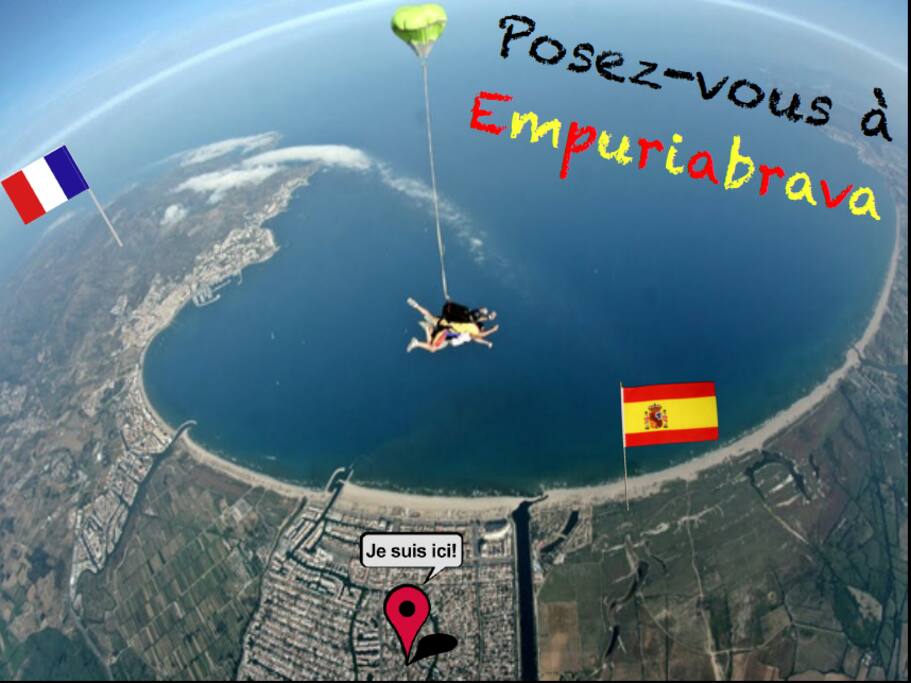 Diapo 1 : Posez vous à Empuriabrava !