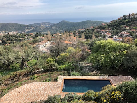 Successful Airbnb property: Villa with breathtaking view on the Ionian sea in Δήμος Ιθάκης