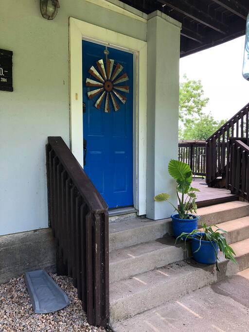 Blue Door entrance