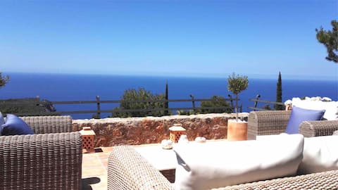 Villa in Deia with amazing sea views & heated pool
