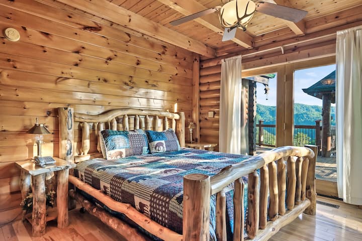 Bedroom 2 (lower level): king bed & private ensuite bath