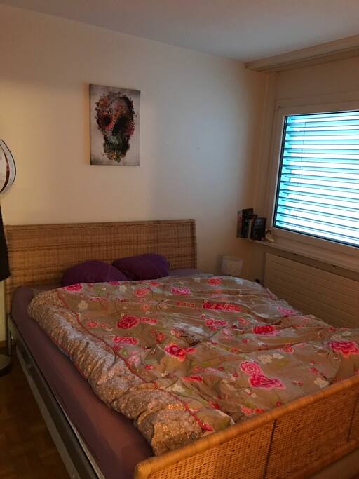 Bedroom, with quiet courtyard view