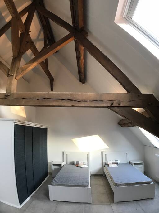 Chambre et grande garde robe