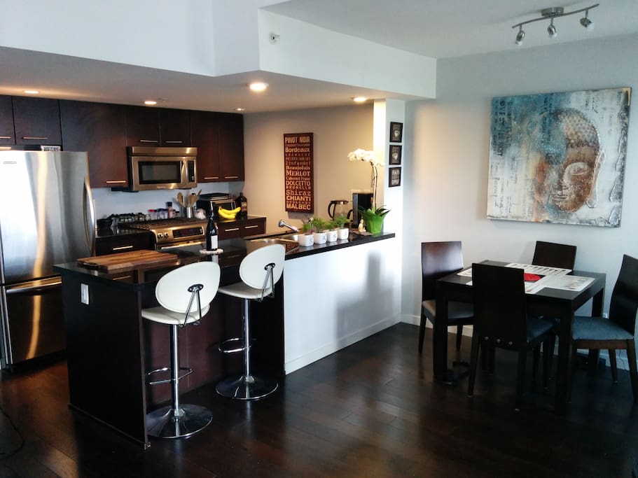 Kitchen and dinning area
