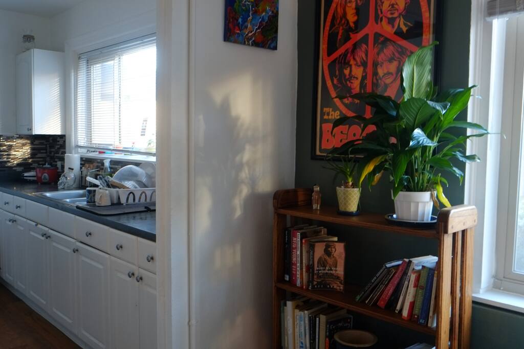 Help yourself to as much coffee, tea and baked goods as you want during your stay