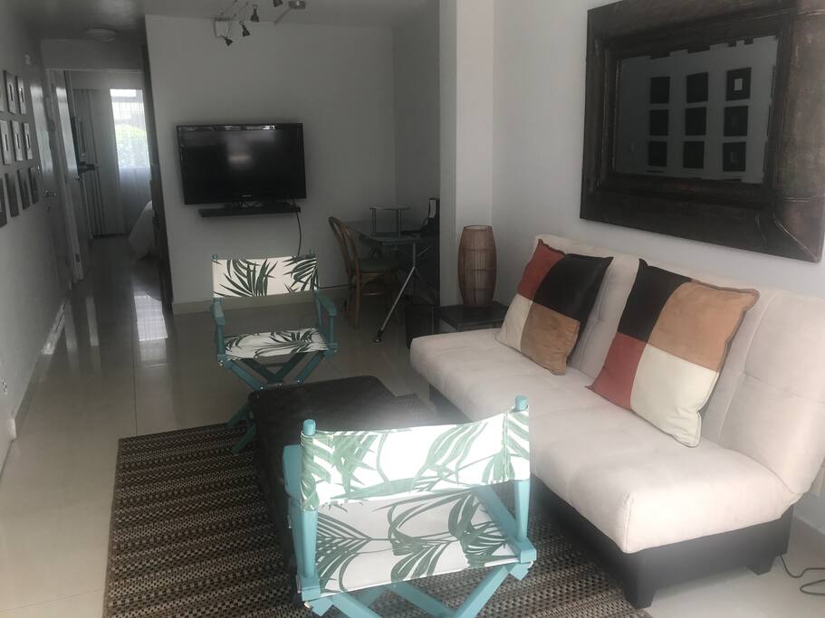 Sala con sofa cama