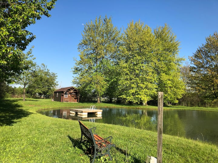 Small Rustic Cabin Tiny houses for Rent in Seville, Ohio, United