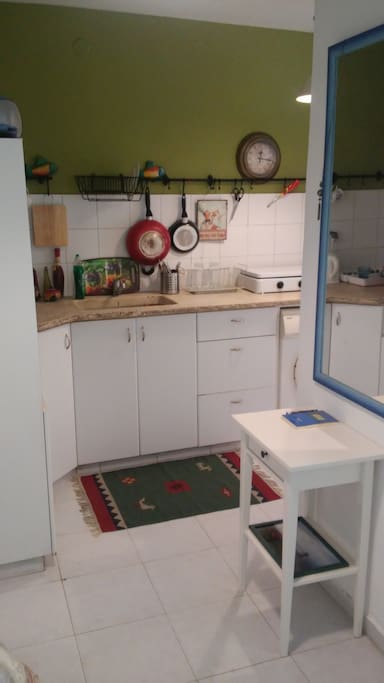 Entrance hall and kitchen