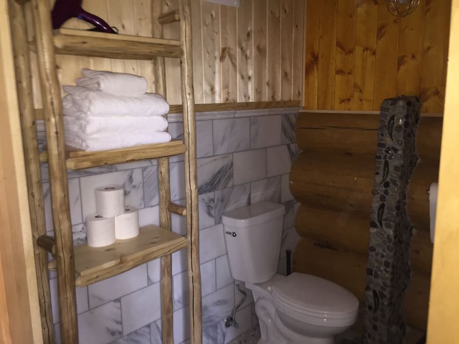 Marble tile Bathroom