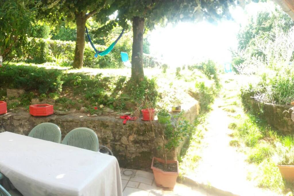 terrasse aménagée