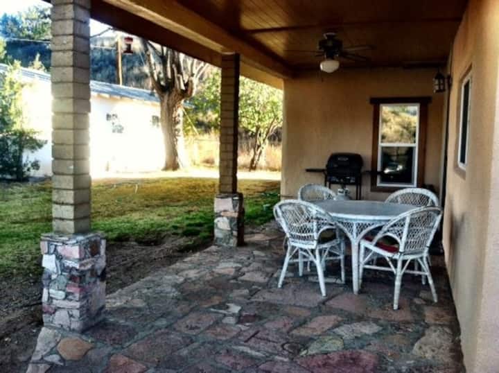 Historic adobe on the Gila River Cabins for Rent in Gila, New Mexico