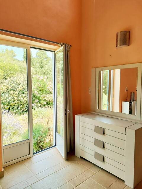 Comfortable master suite with garden § swim pool