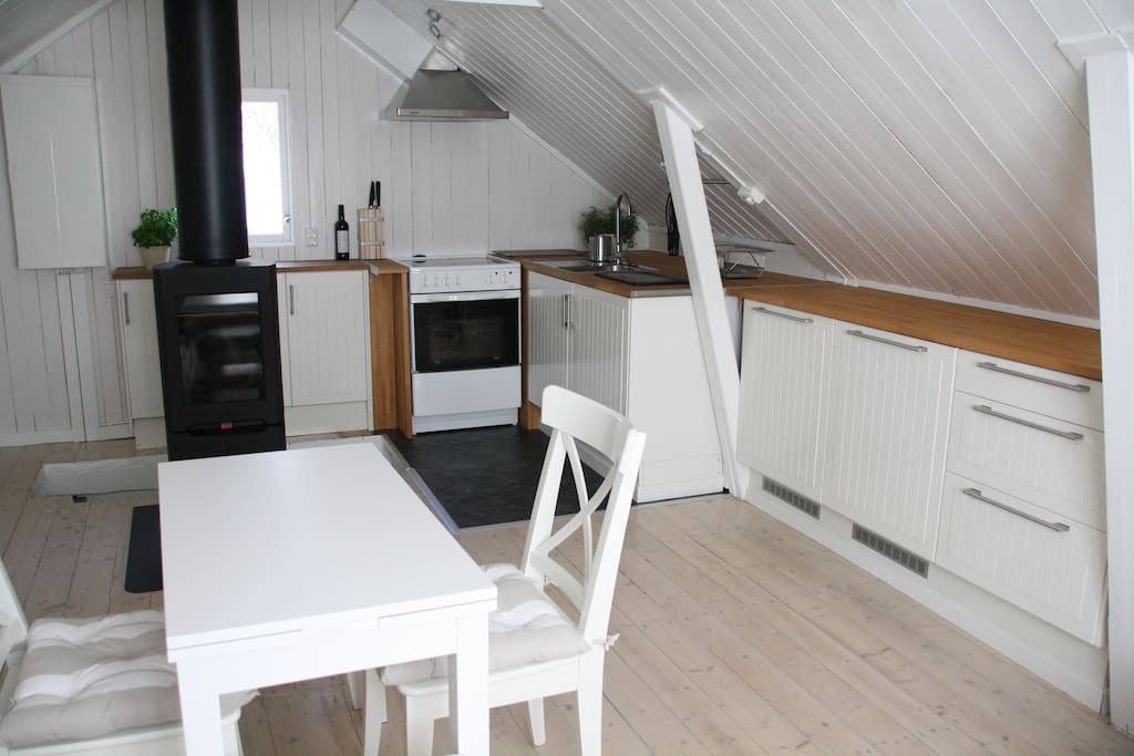 Kjøkken/stue i andre etasje