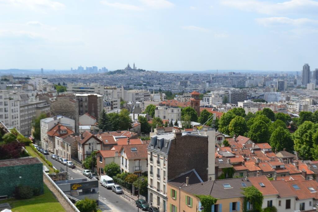 Vue sur le sacré cœur