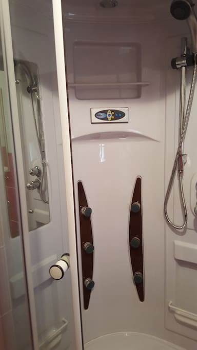 Modern Shower Cabin with hidromassage.