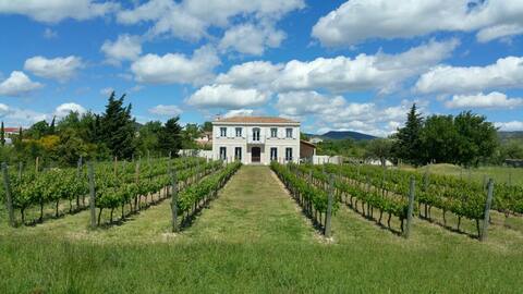 Spacious 4 bed maison, private pool, stunning view