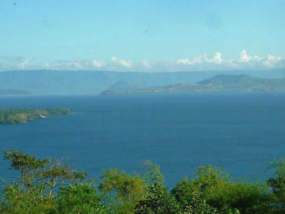 View of Taal Lake and volcano