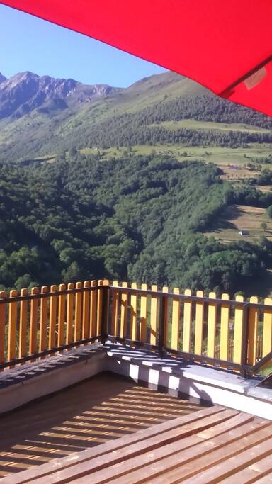 La terrasse de l'appartement