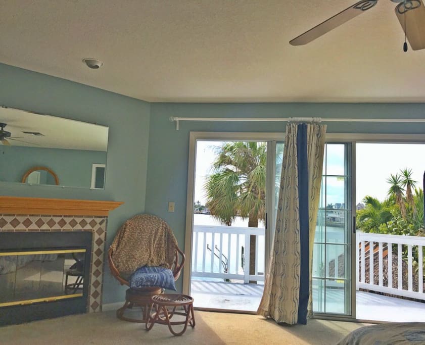 Upstairs Master Bedroom w/ balcony