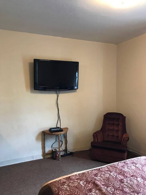 Television with DVD player