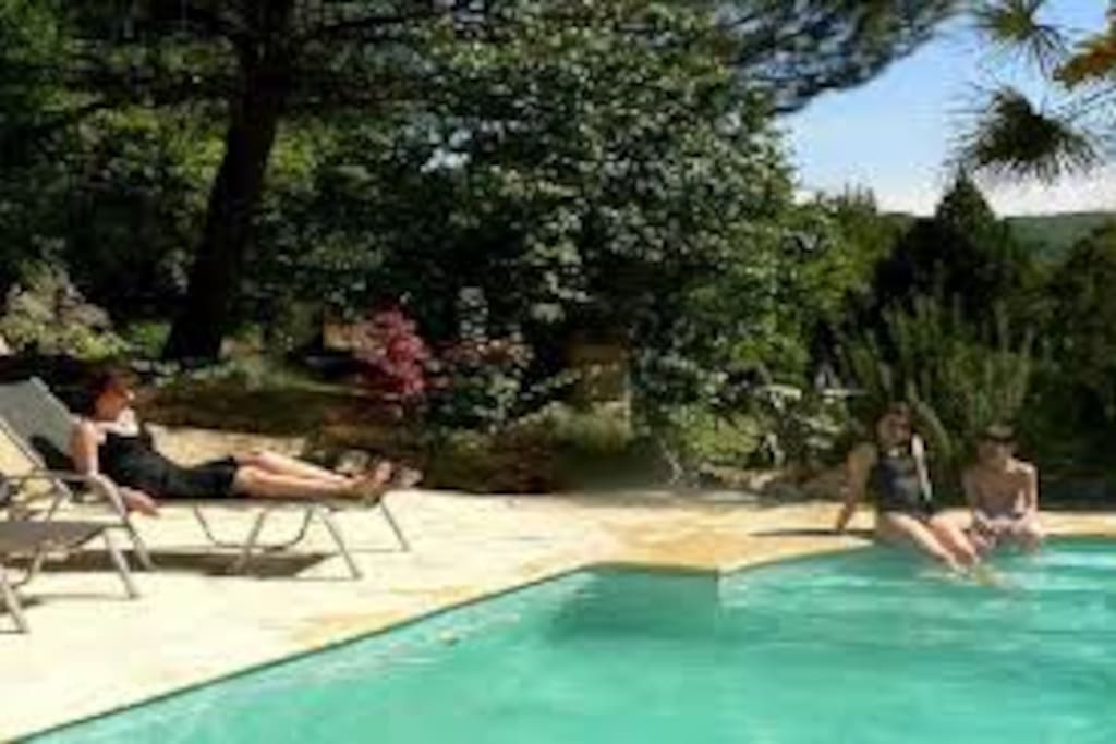piscine de 11 mètres sur 6 m