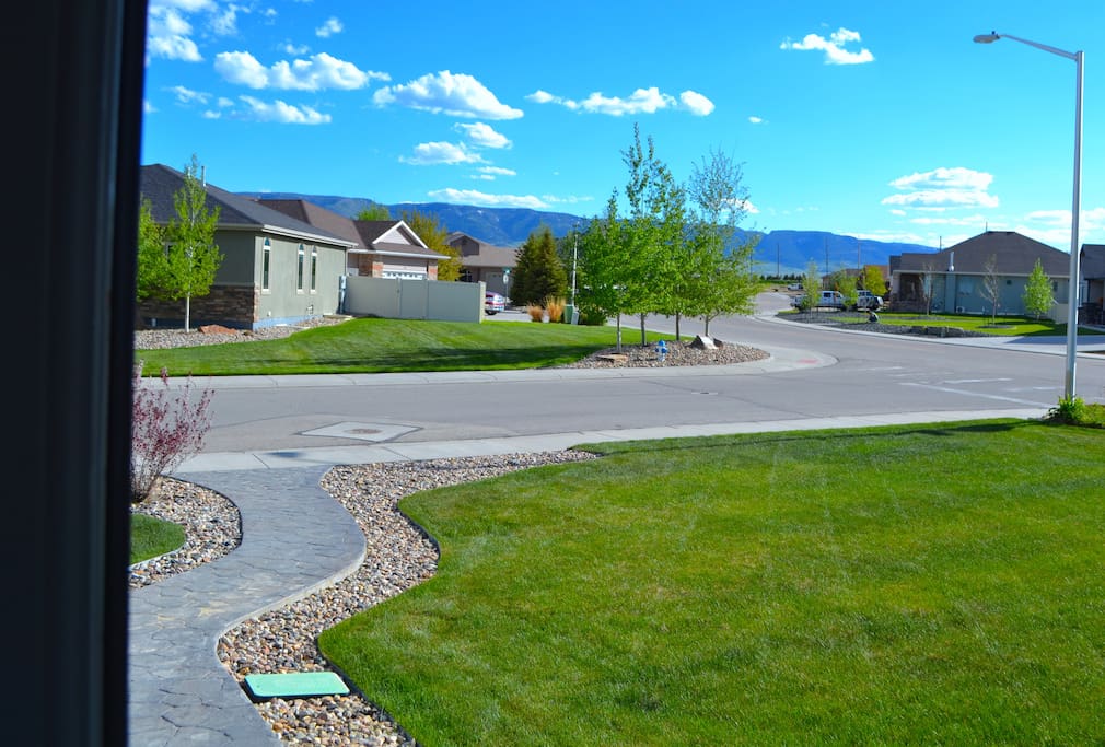 View out the front door of Casper Mountain