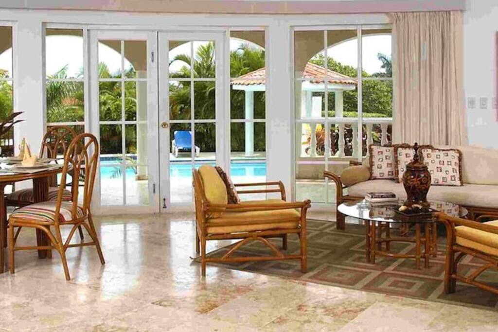 A view from living area