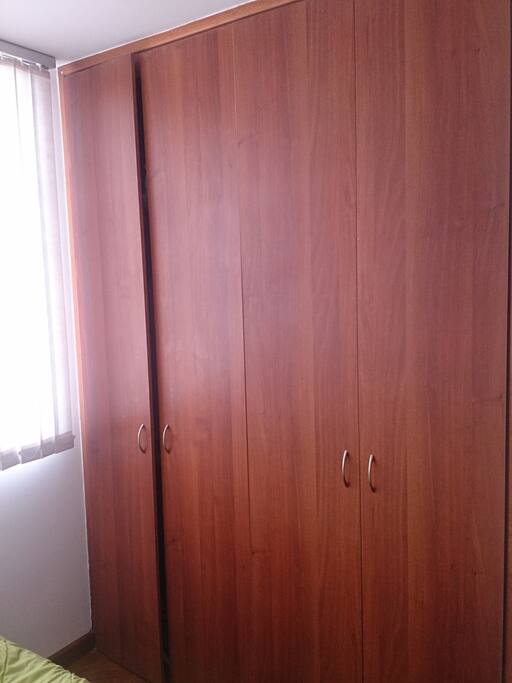 Enough closet space to place your belongings safe