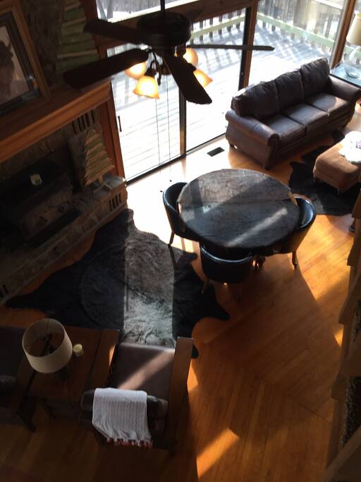 Living area from 2nd floor