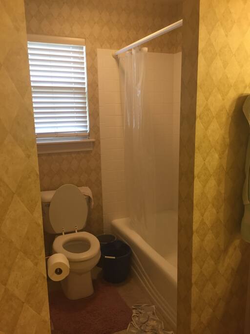spacious and clean bathroom