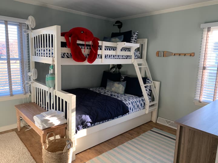 Quarto 3-Bunks - Casal, Solteiro, Pull out single trundle