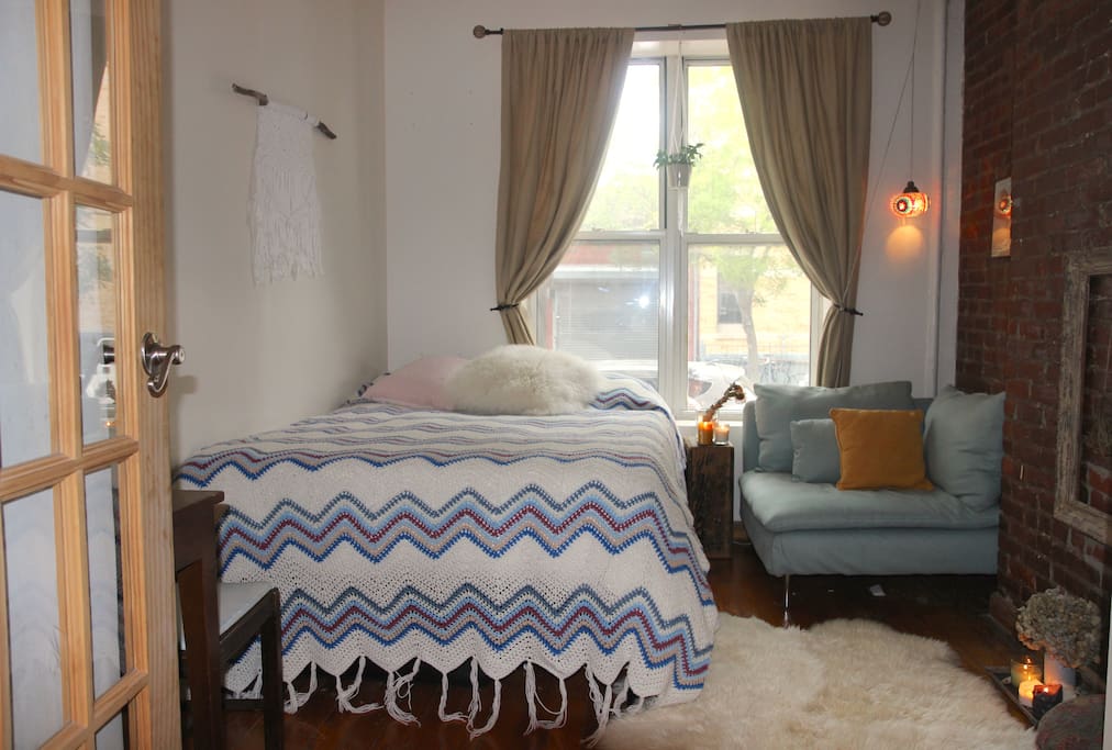 We try to make improvements after every guest stay. You may see changes in art, curtains, paint, etc. But the key features of the room will remain the same.