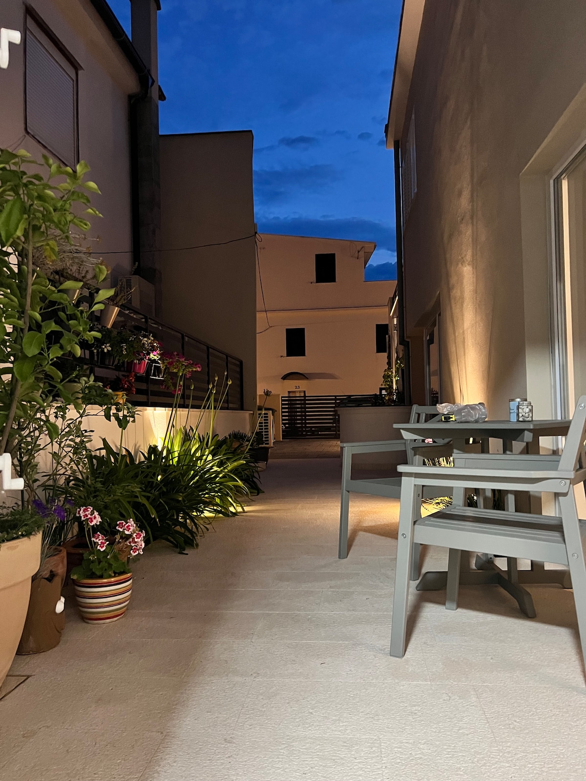 Patio image 3 at Apartment Festini – Spacious apartment in central Pag in Pag