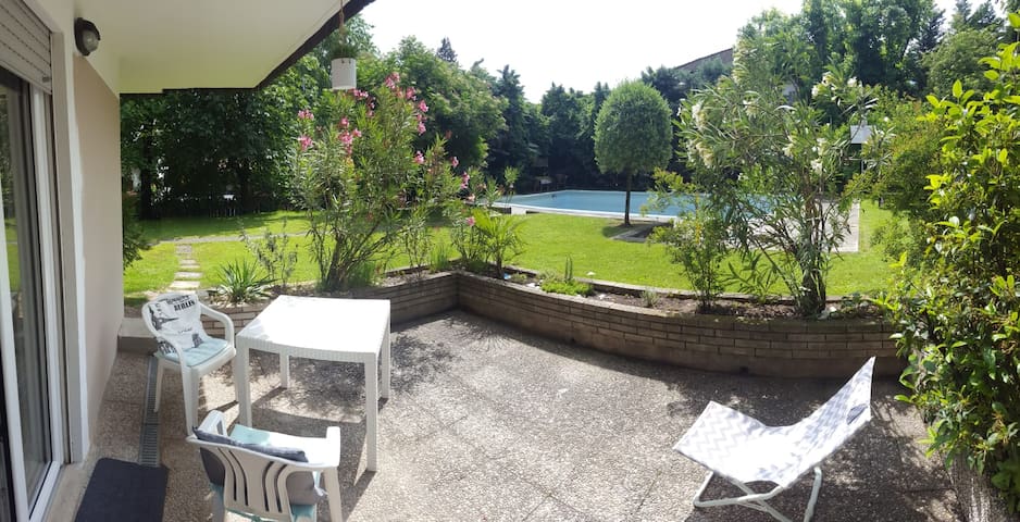 Con giardino privato a 5 minuti dal centro e terme