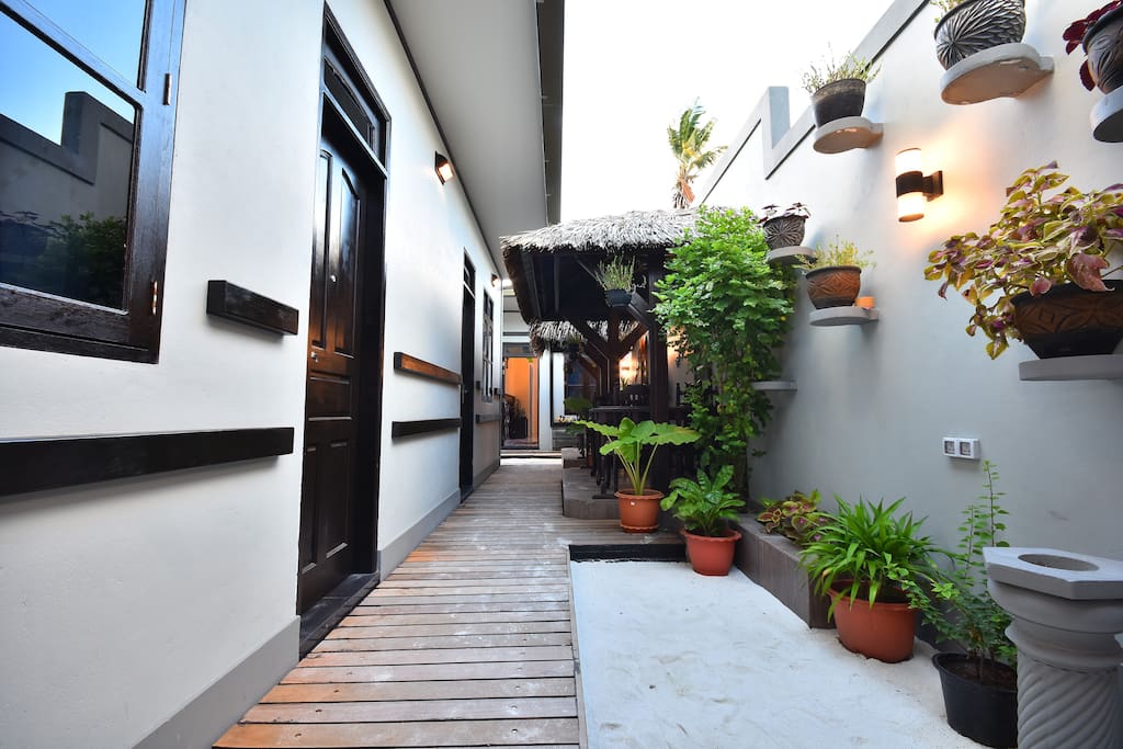 Entrance walkway