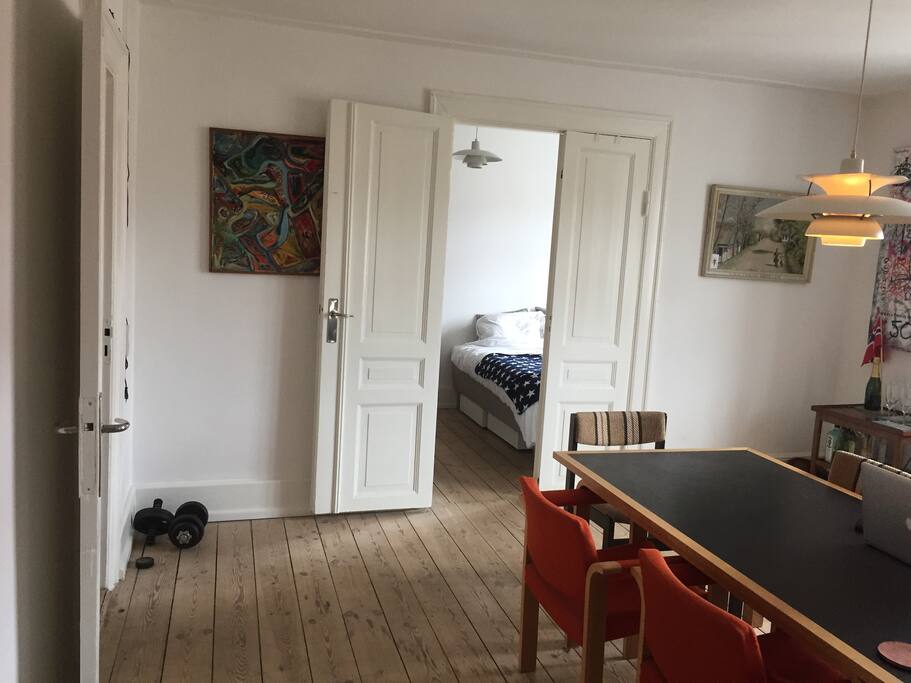 Dining area and bedroom 1